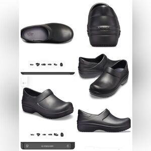 Like new! unisex Comfy Crocs clogs 7W black